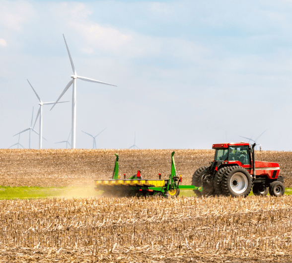 Wind-powered agriculture