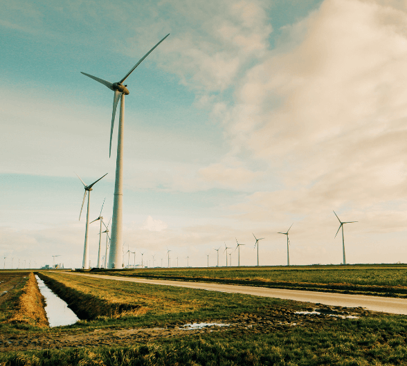 Onshore wind farm road